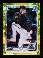2020 Bowman Chrome Draft Sapphire Yellow 64/99 Max Meyer #BD-50 1b3