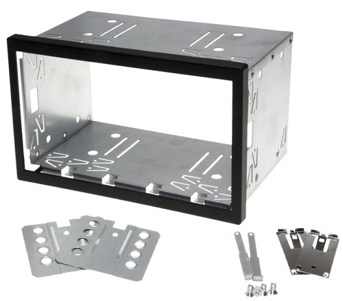 Cache radio voiture support puits cadre 110 mm double DIN ISO universel ...