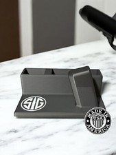 Display stand With 3 magazine holders for Sig Sauer P365 Safe Black And White