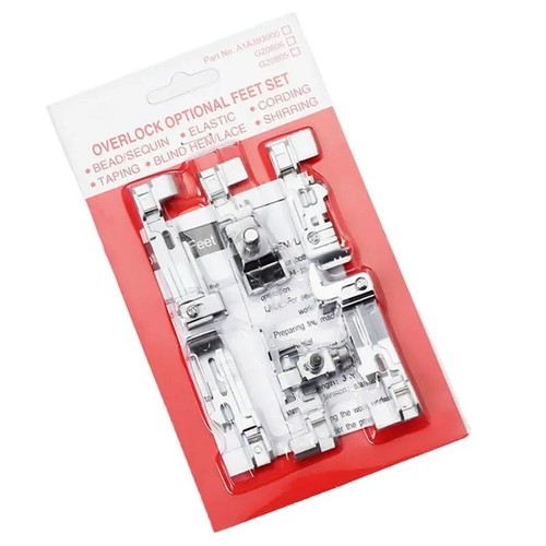 Ensemble de 6 pi��ces presse-pieds pour Juki Lock MO 50E/MO 51E et QuantumLock - Imagen 6 de 11
