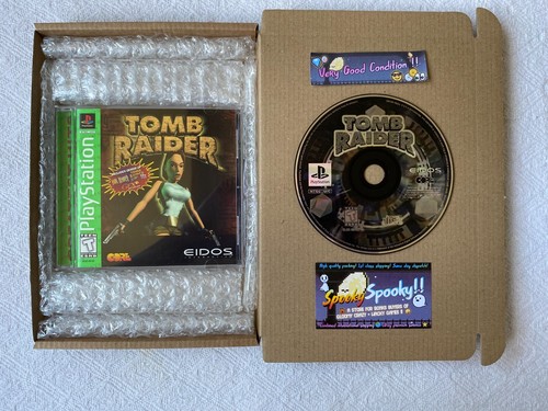 Tomb Raider PS1 Greatest Hits - NTSC-U/C USA VGC CIB with Reg - Tracked - Picture 12 of 12