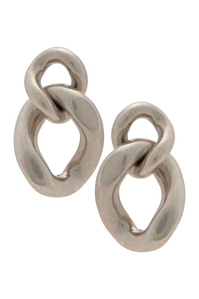 Pendientes Isabel Marant Boucle D'oreill en plata $490 Foto 4 de 4
