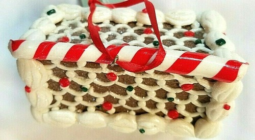 ORNAMANET DE NAVIDAD CASA PAN DE JENGIBRE NUEVO CON ETIQUETAS - Imagen 9 de 9