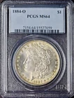1884-O Morgan Silver Dollar - PCGS MS64 Toned - ✪COINGIANTS✪
