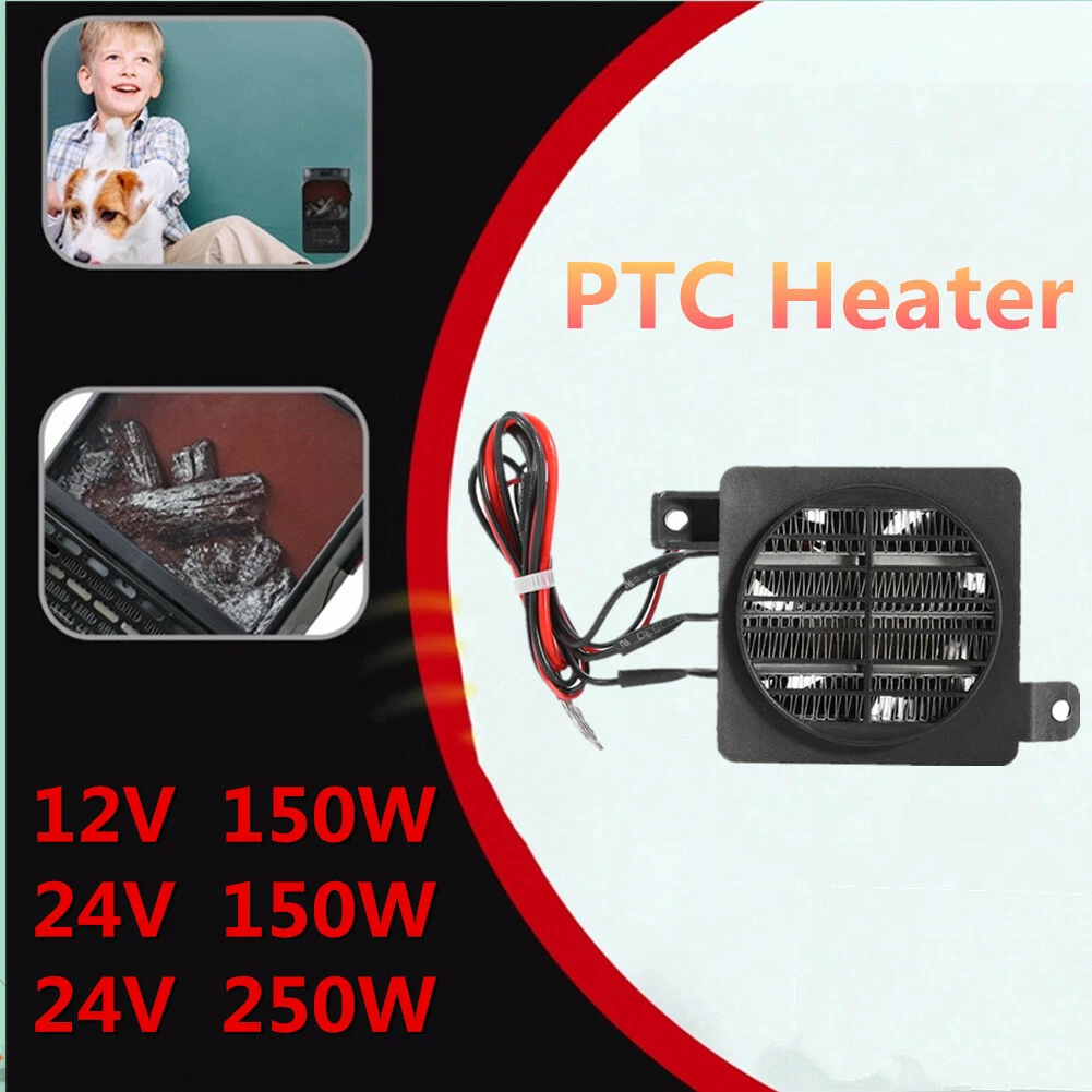 Constant Temperature PTC Fan Car Heater Small Space Heating Incubator  12/24V | eBay