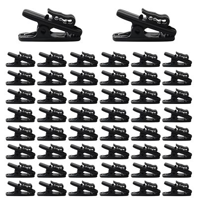 50 piezas de clips para cables de auriculares, clips para camisa