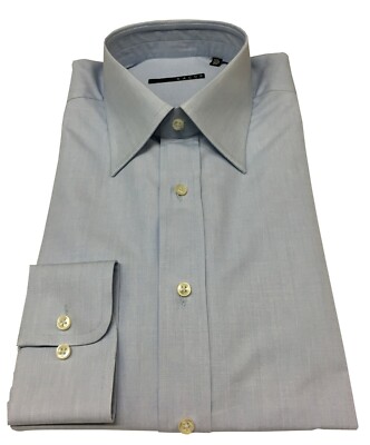 XACUS Men's Light Blue Long Sleeve Shirt Art 11102 CLASSIC 100% Cotton