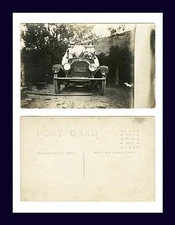 AUTOMOTIVE EARLY AUTOMOBILE BUICK REAL PHOTO 1917 OHIO LICENSE PLATE 257576.