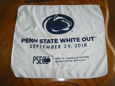 Penn State 2018 9/29/2018 white out towel against Ohio State