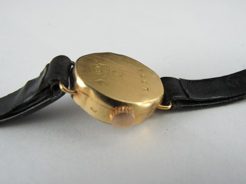 Vintage Rodania 18K GOLD Wind Up Ladies Watch SOLID YELLOW GOLD CASE 15mm - Picture 7 of 9