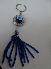 EVIL EYE BEADED KEYCHAIN