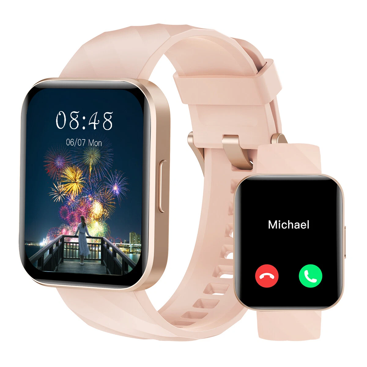 Smart Watch for Women Men Waterproof Watch Compatible with iPhone/Android Phones