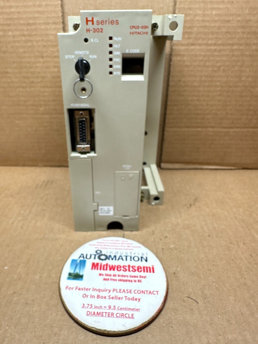 NEW HITACHI CPU2-03H H SERIES CPU PROCESSOR MODULE ID NEW HITACHI CPU2-03H H SERIES CPU PROCESSOR MODULE ID