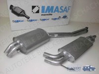 Imasaf Auspuffset für Mercedes SL 300 R107 1985-1989 | Mitteltopf+Endtopf