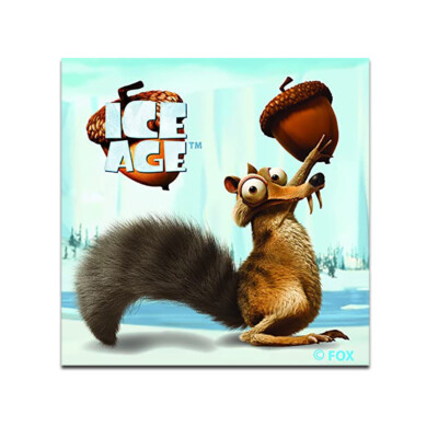 Ice Age Scrat holding a nut - Aufnäher / Bügelbild / Aufbügler / Patches