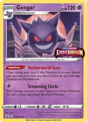Gengar SWSH241 SWSH: Sword & Shield Promo Cards