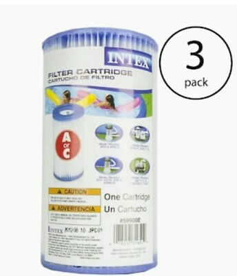 #ad #ad INTEX Swimming Pool Type A or C Filter Replacement Cartridges 3 Pack FREE SHIP