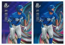 MJ MELENDEZ 2018 Bowman Platinum  BLUE #/150 PURPLE /250 METS rookie lot #38