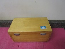 Set (4) MG 0" - 4" Inch Outside Micrometer Set 0.0001" with Wooden Storage Box