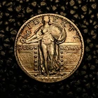 (ITM-6347) 1918-D Standing Liberty Quarter ~ AU Cndtn ~ COMBINED SHIPPING!