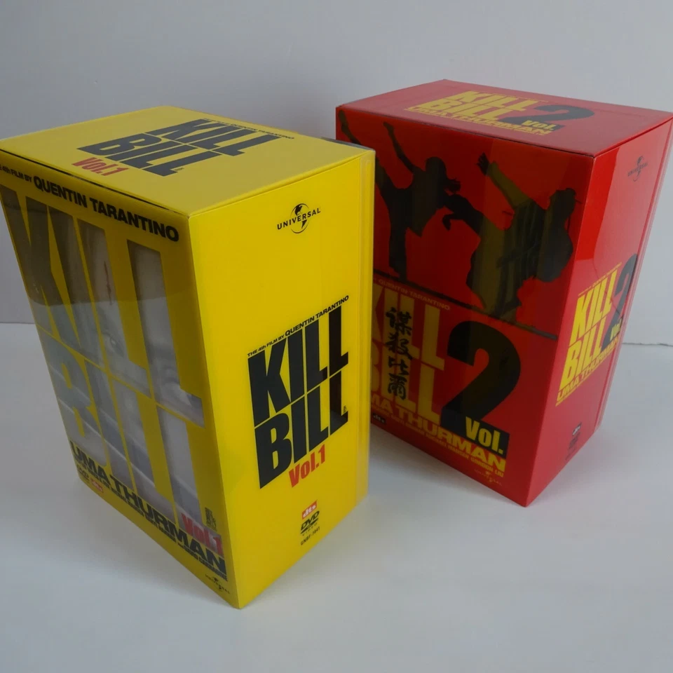 KILL BILL Premium JAPAN DVD BOX 1＆2 w/Be@rbrick Figure UMATHURMAN - Image 4 of 4