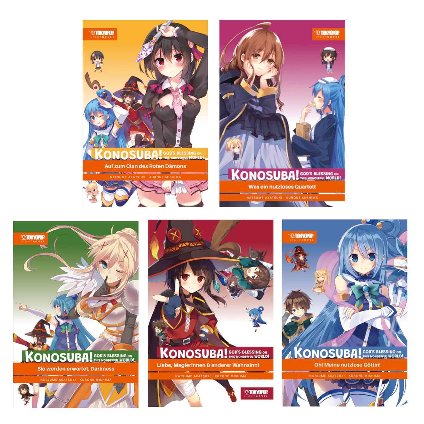 Thumbnail - Konosuba - Light Novel Roman Deutsch Band 1 2 3 4 5 Zur Auswahl Neu