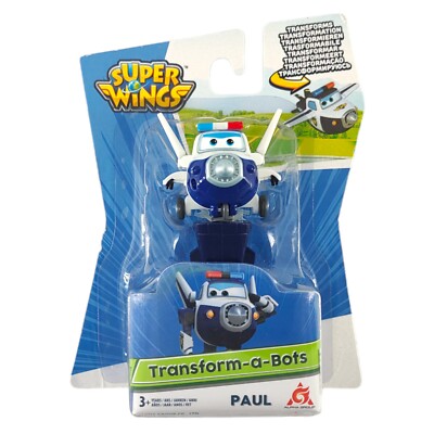 SUPER WINGS YW710050 Transform Paul Flugzeug NEU & OVP