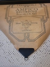 AMPICO PIANO ROLL 1631-F SILVER THREADS AMONG THE GOLD B Flat Ballad By DANKS