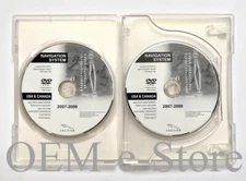 2007 2008 2009 Jaguar XK XKR  & Convertible Navigation DVD Set EAST / WEST Map