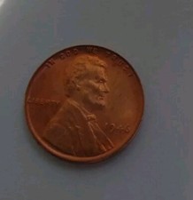 1946 P Lincoln Wheat Red Uncirculated Cent Penny Free Post #683