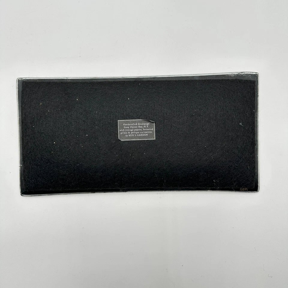 Ben’s Garden Handmade Glass Tray Watermelon Slice Signed ~ 11.5" - Image 4 of 4