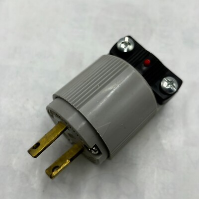BRYANT 7102N Locking Plug Nylon 2 Pole 2 Wire 20A 250V Arrow-Hart  
