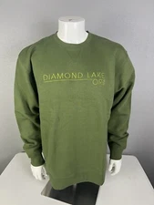 GEAR FOR SPORTS Men’s Sweatshirt Size Large ( Diamond Lake OR. ) NWT Green 