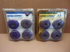 2 Packs of Ultra Wheels Wayne Gretzky Replacement Rollerblade Wheels Purple 70mm