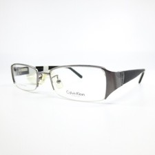 Calvin Klein Eyeglasses Frames CK7317 033 Black Rectangular Half Rim 51-18-135