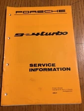 Porsche 924 Turbo 1979 OEM Shop Service Repair Manual Information Dealer Guide