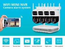 NEW 6MP 8CH NVR Security Camera System Outdoor Two Way Audio Wifi Home CCTV 