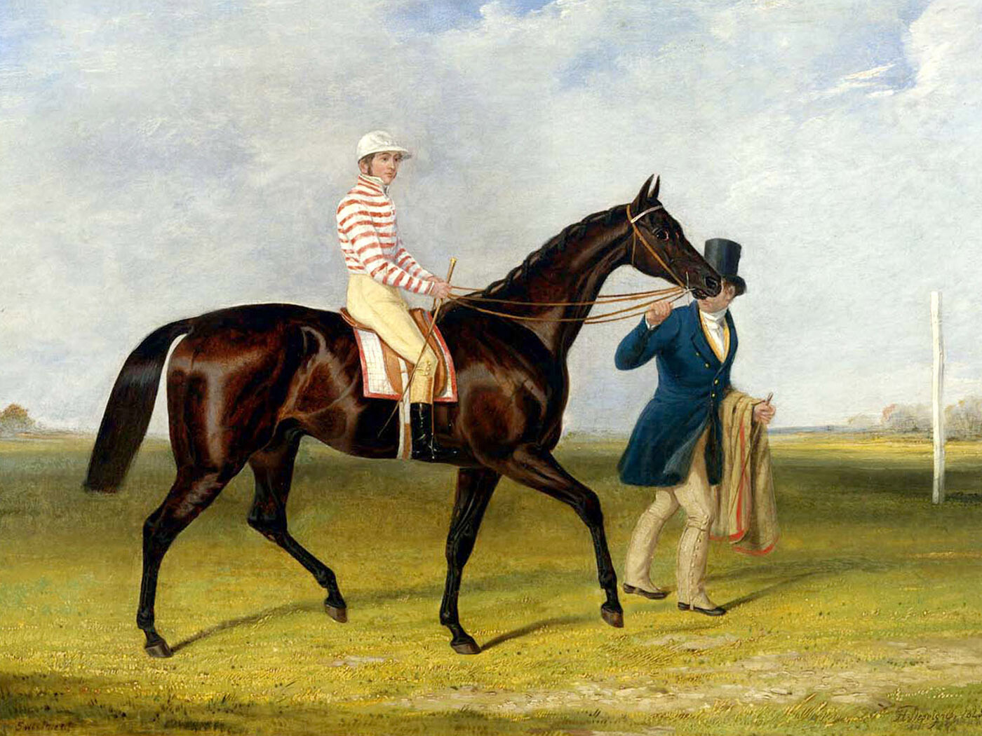 Herbert-Clayton Desvignes horse Black Artwork PAPER or CANVAS Fine Art Print