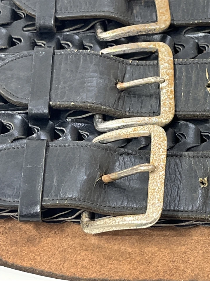 Cinturón Kindey de cuero vintage Harley Davidson Knucklehead Panhead años 50’s 1970’s Foto 2 de 4