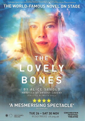 LOVELY BONES 2019 Chichester Festival Theatre Flyer Alice Sebold Bryony Lavery