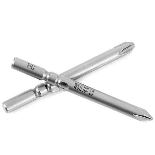 6mm Round Shank Magnetic Screwdriver Bit Phillips PH00 PH0 PH1 PH2 Long 50-150mm - Picture 11 of 55