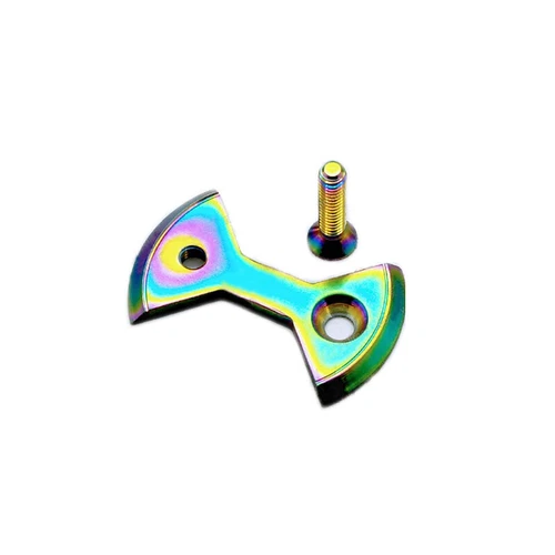 Titanium/Ti Pedal Plate/Bow Tie* 4pc for SpeedPlay Zero&Ultra Light Action - Picture 6 of 17