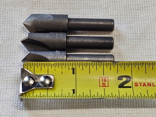 3 Keo 3/8" 100 Degree Countersink 3 Flute HS Milling Drill Bit Aircraft Tool - Picture 11 of 16