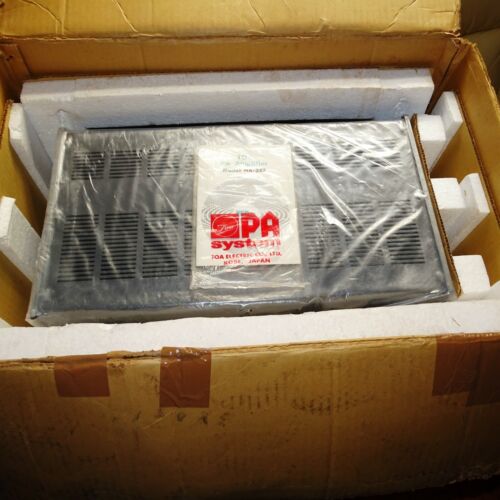 NOS New Sealed Boxed TOA HA-357 PA- Amplifier RARE -12AX7 6G-B8 6GB8 TUBE |  eBay