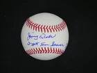 JIMMY JIM QUALLS SIGNED OMLB BASEBALL INSCRIBED I GOT TOM SEAVER 7/9/69 JSA COA