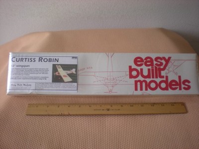 Antique Model Airplane Hobbyists: NIB Easy Built Models Curtiss Robin Kit