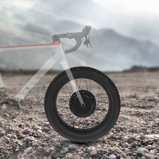 24" Brushless Gearless Electric Bike E-Bike Front Wheel Conversion Kit 48V 1500W