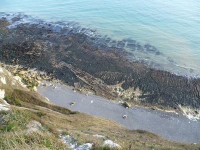 Photo A3 The remains of the SS Falcon West Cliffe Most people walking al c2012