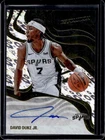 2024-25 Panini Revolution David Duke Jr. Signatures Auto Autograph #RS-DDJ Spurs