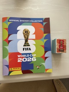 Panini World Cup 2026 Sticker Bundle 281 Stickers No Doubles empty album.